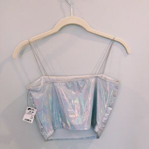 AKIRA Tops - Holographic Crop Top from Akira AKIRA Tops - Holographic Crop Top from Akira
